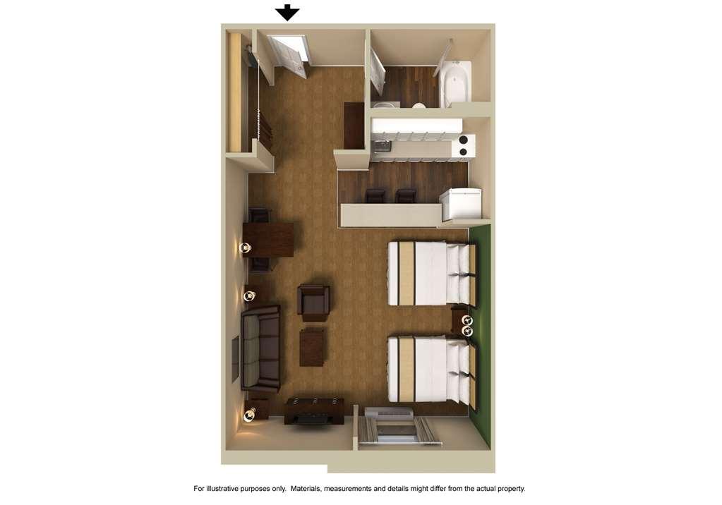 Extended Stay America Select Suites - Des Moines - West Des Moines Clive Værelse billede